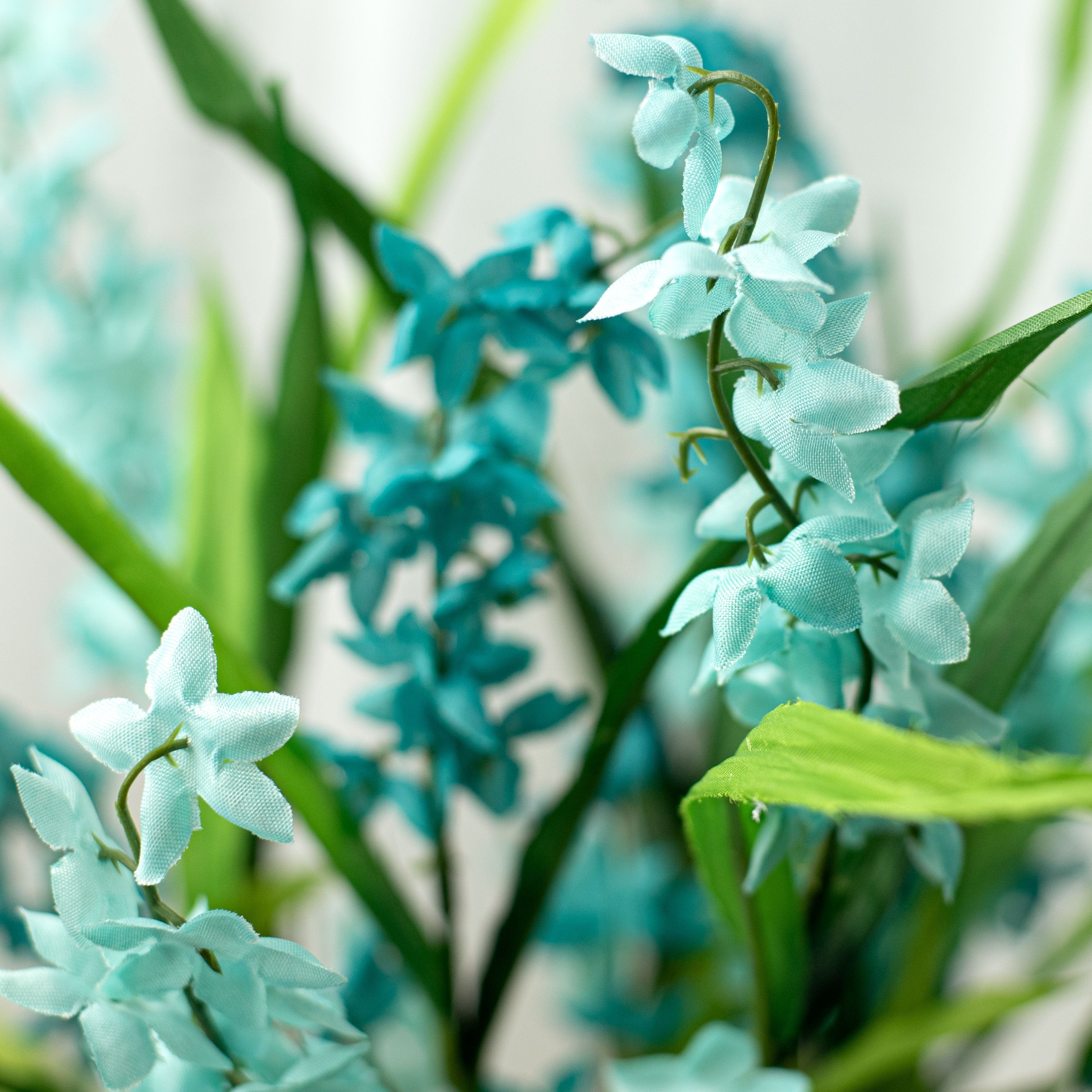 21" Bell Flower Freesia Bush: Aqua Lifestyle Photo