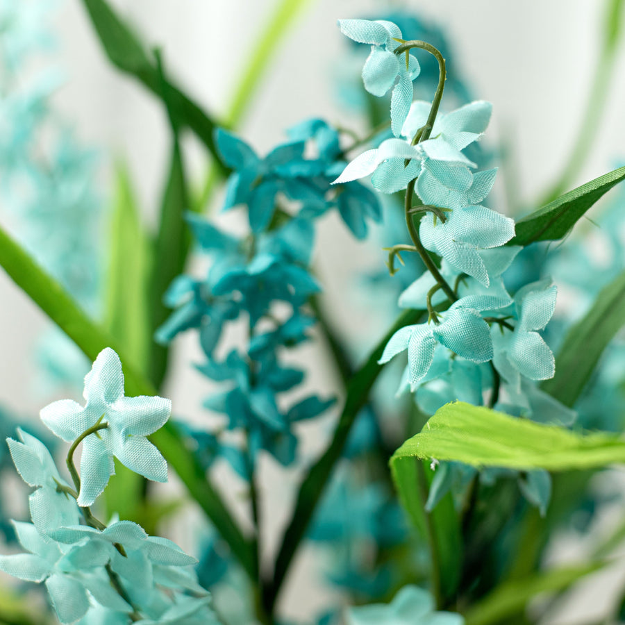 21" Bell Flower Freesia Bush: Aqua Lifestyle Photo
