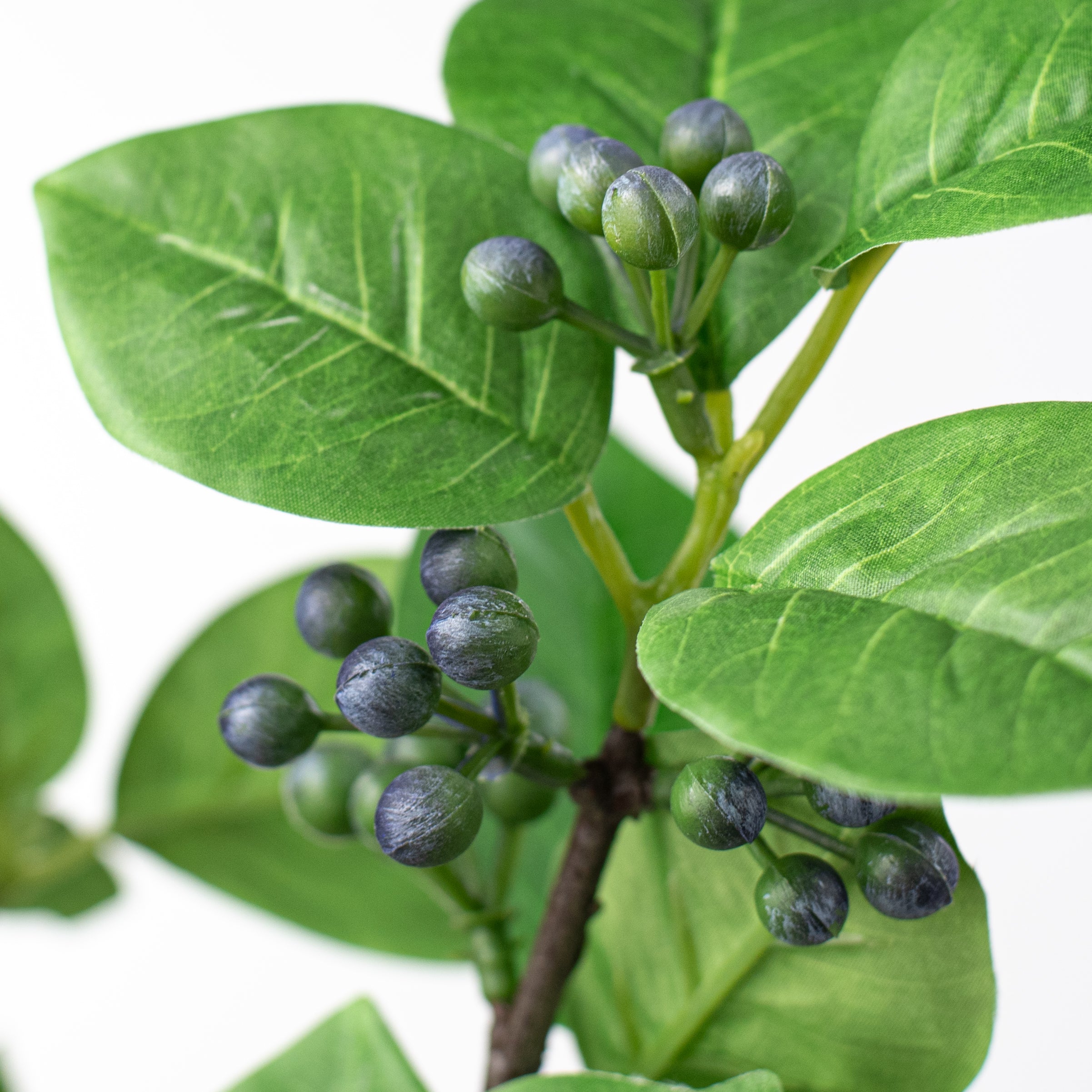 32" Berries & Leaves Spray: Two Tone Blue Green Lifestyle Photo