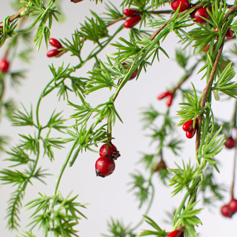 40" Berry Pine Hanging Spray Lifestyle Photo