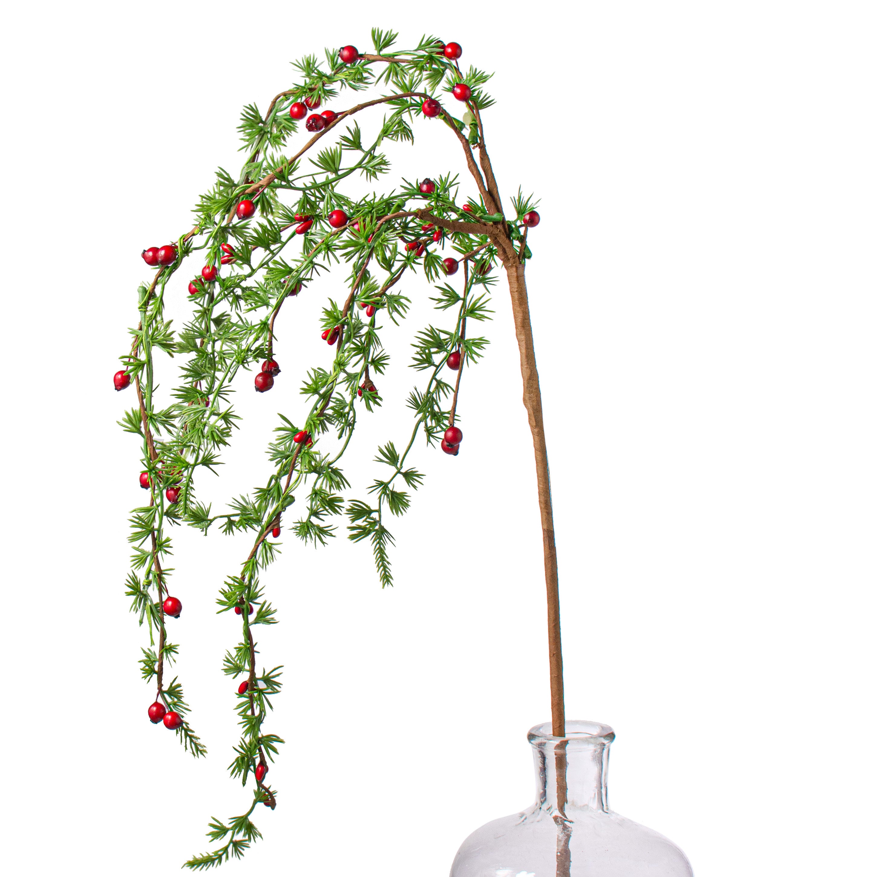40" Berry Pine Hanging Spray Item Number: 85823RD