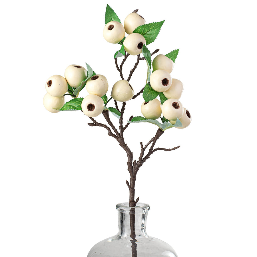 23" Berry Spray: Cream Item Number: 62945CM
