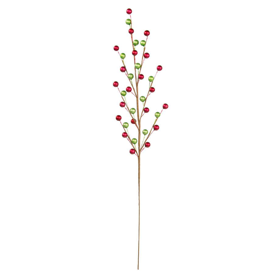 19" Berry Spray: Metallic Red & Green detail photo 3