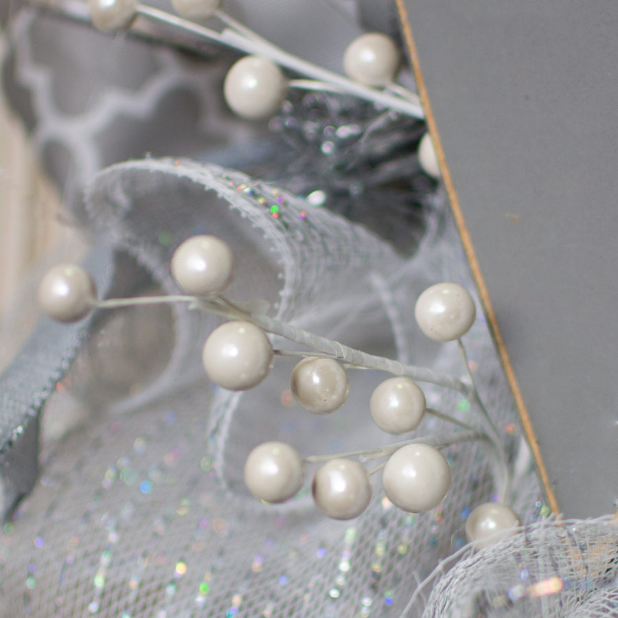 23" Berry Spray: Pearl White detail photo 4