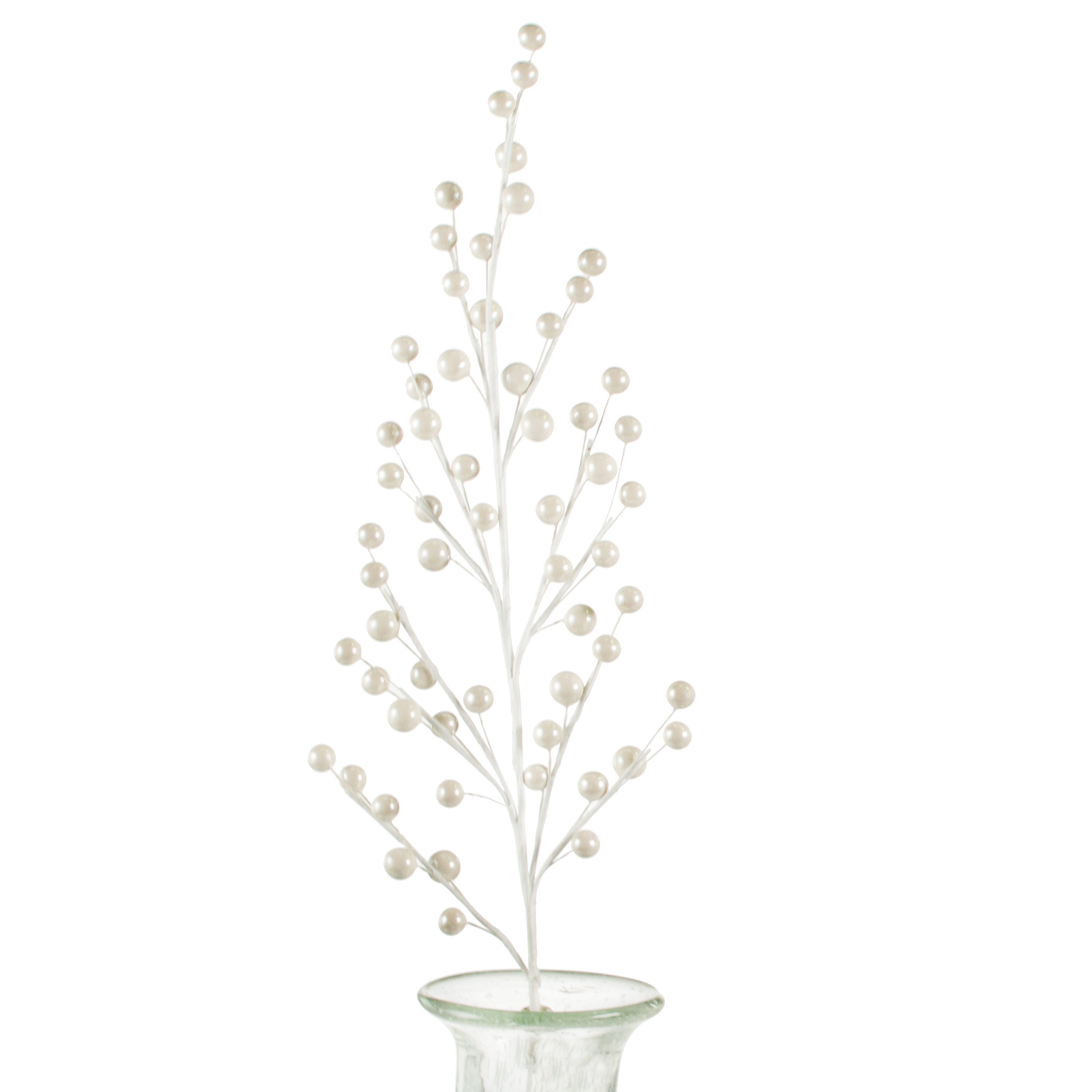 23" Berry Spray: Pearl White Item Number: EC571733
