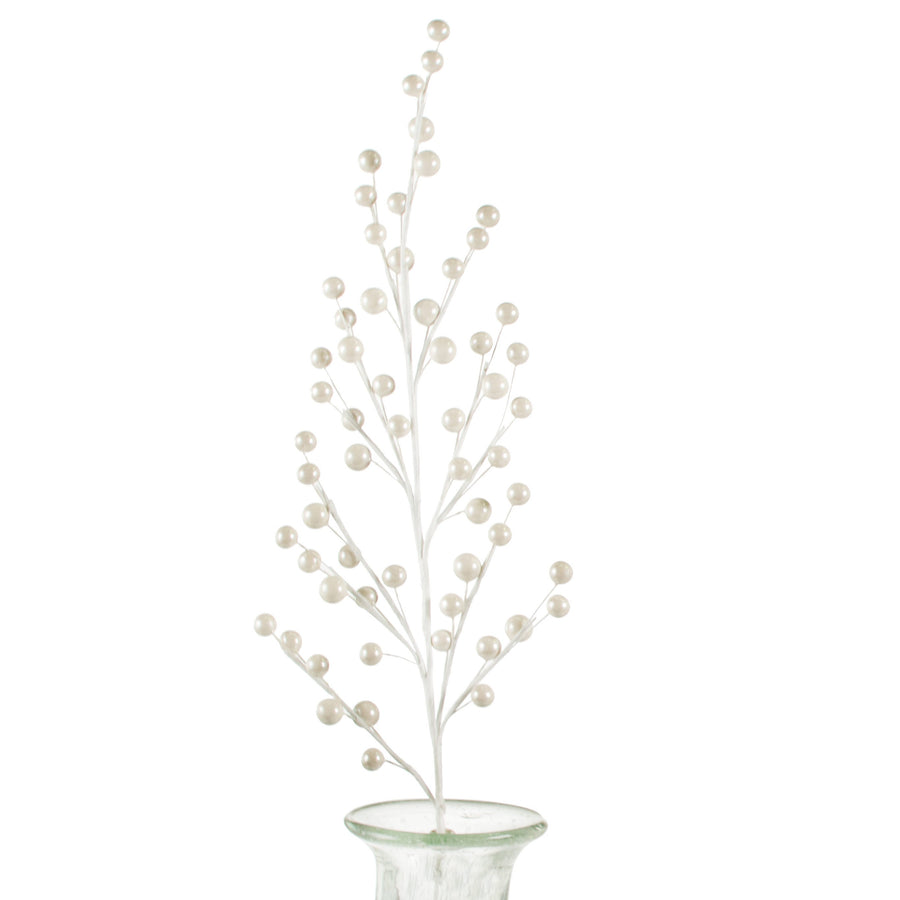23" Berry Spray: Pearl White Item Number: EC571733