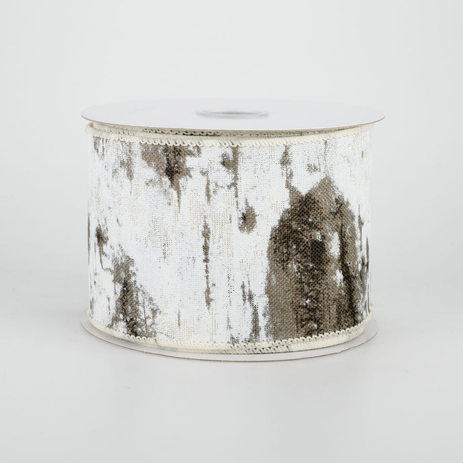 2.5" Birch Tree Canvas Ribbon (10 Yards)