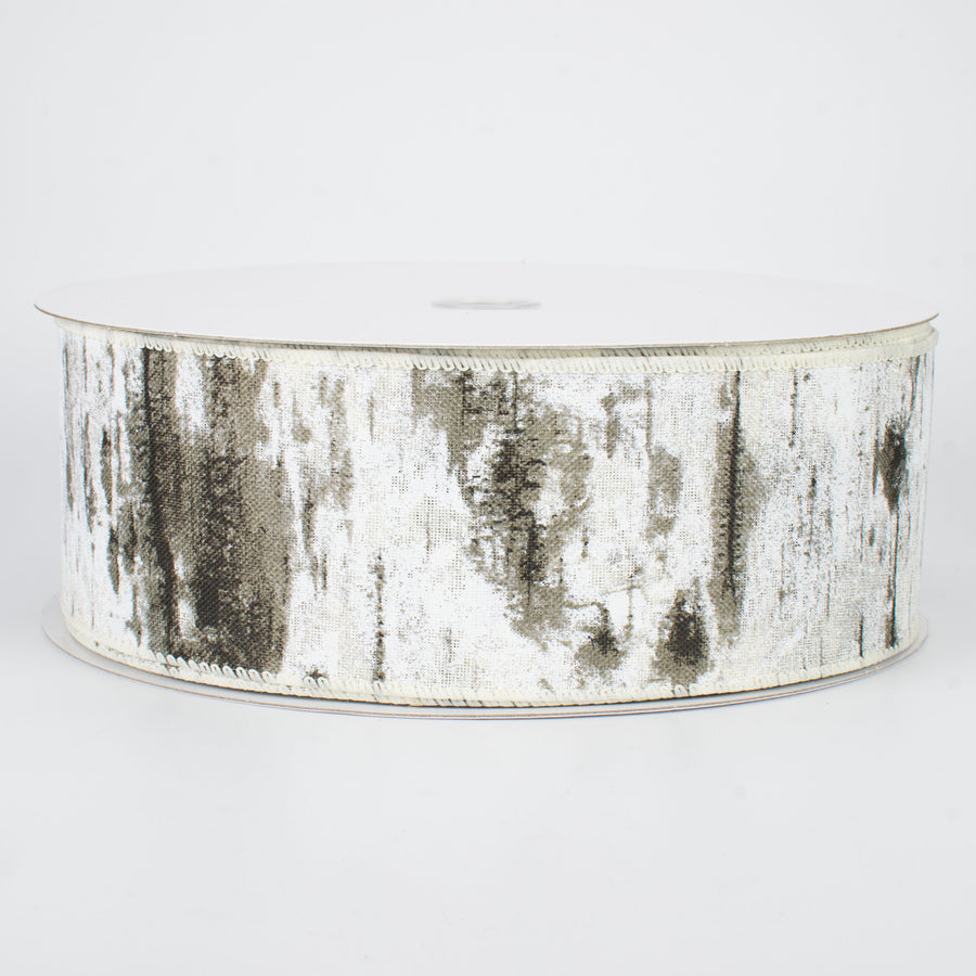 2.5" Birch Tree Canvas Ribbon (50 Yards)