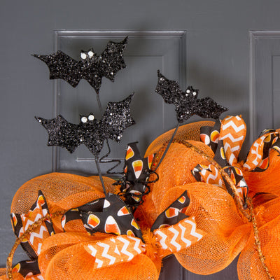 21" Black Glitter Bat Spray Lifestyle Photo