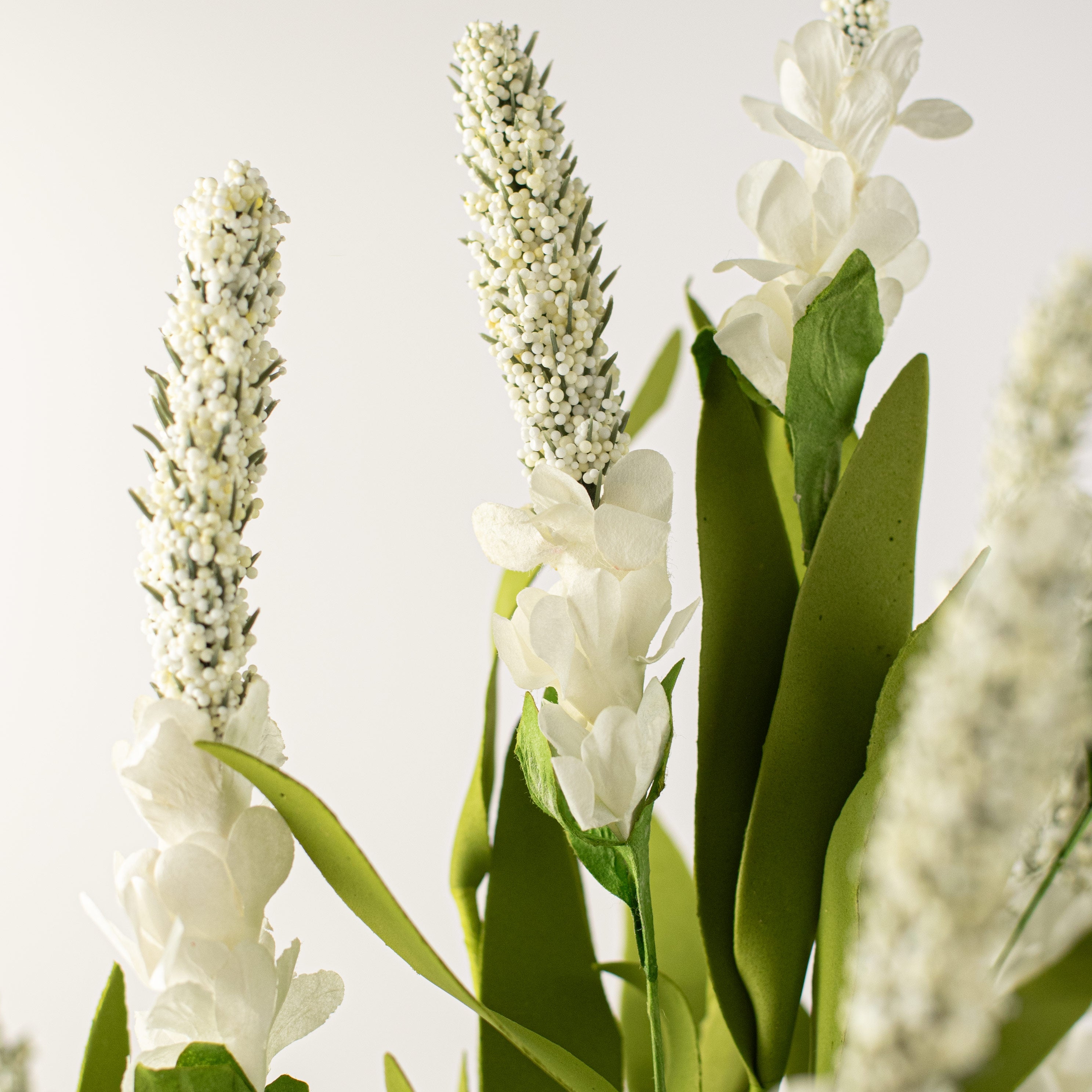 23" Blooming Hyacinth Flower Bush: Cream Lifestyle Photo