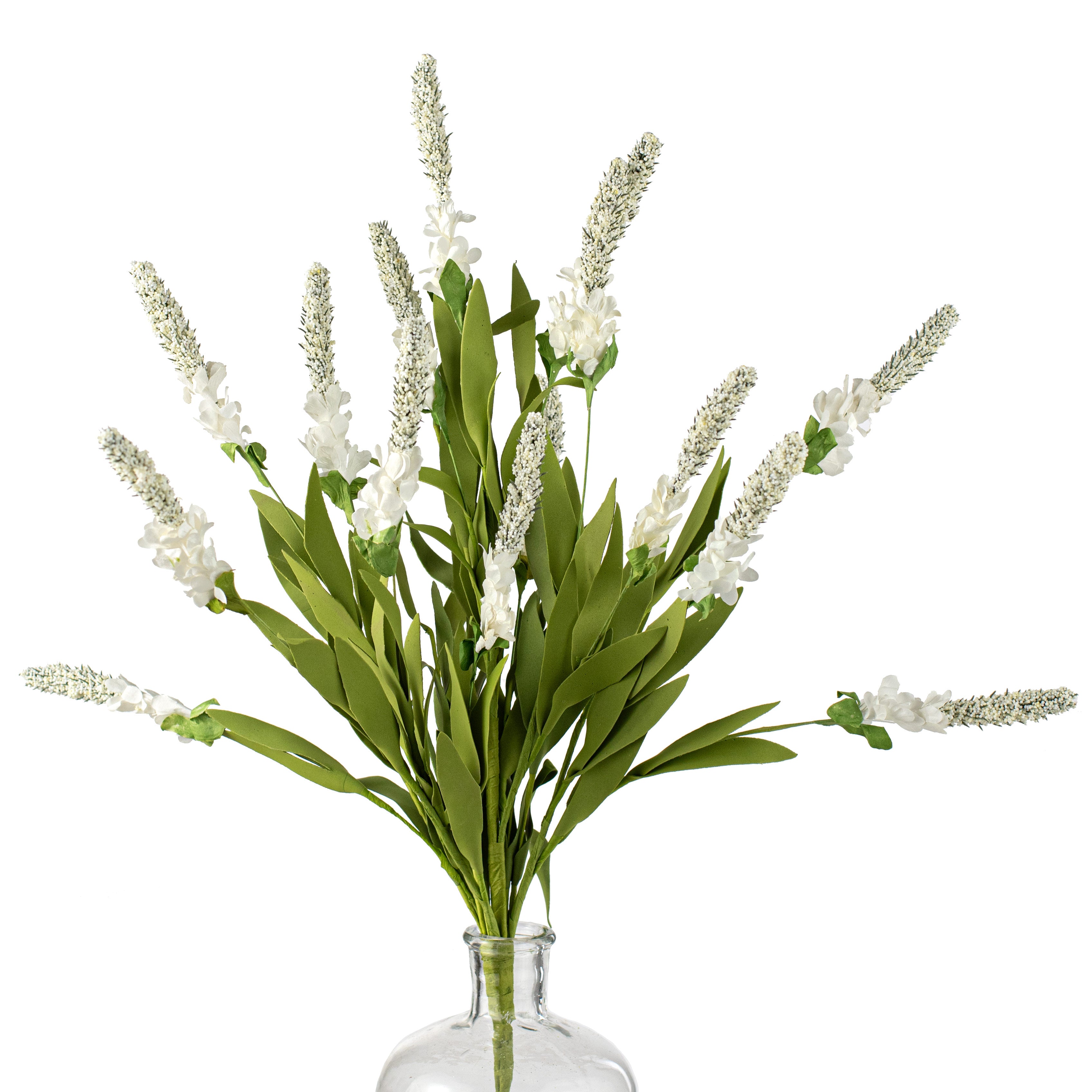 23" Blooming Hyacinth Flower Bush: Cream Item Number: FB187331