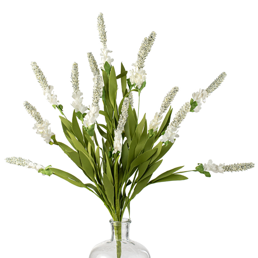 23" Blooming Hyacinth Flower Bush: Cream Item Number: FB187331