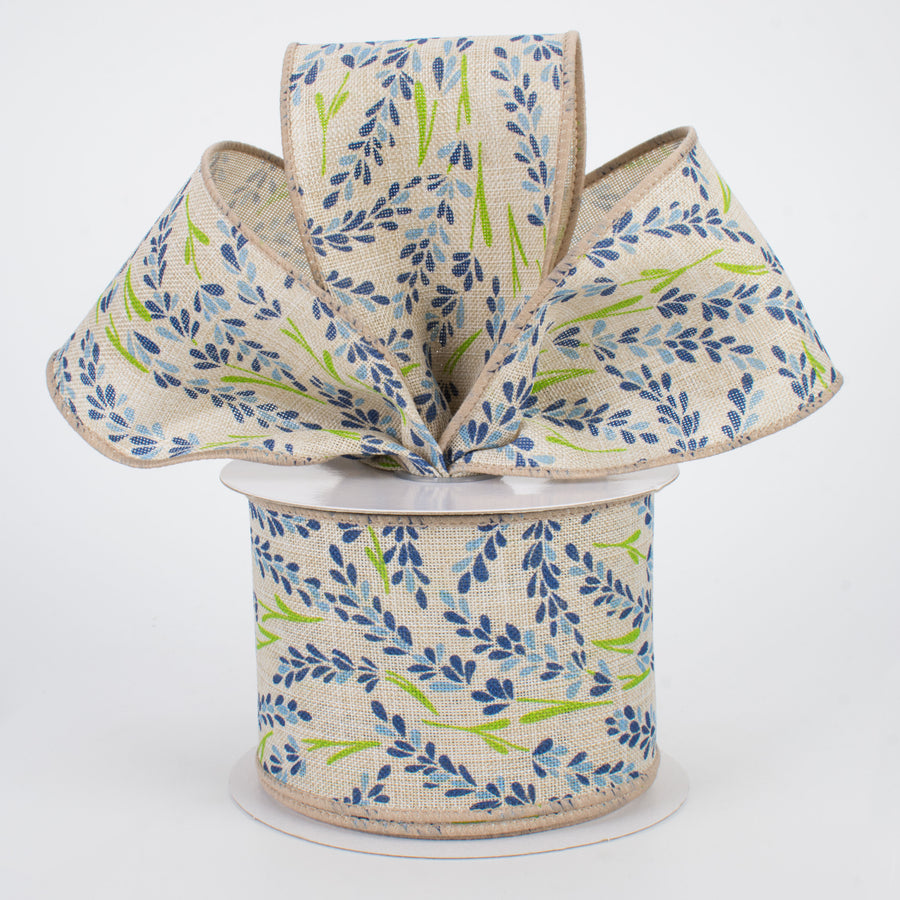2.5" Bluebonnet Ribbon: Blue (10 Yards) Lifestyle Photo