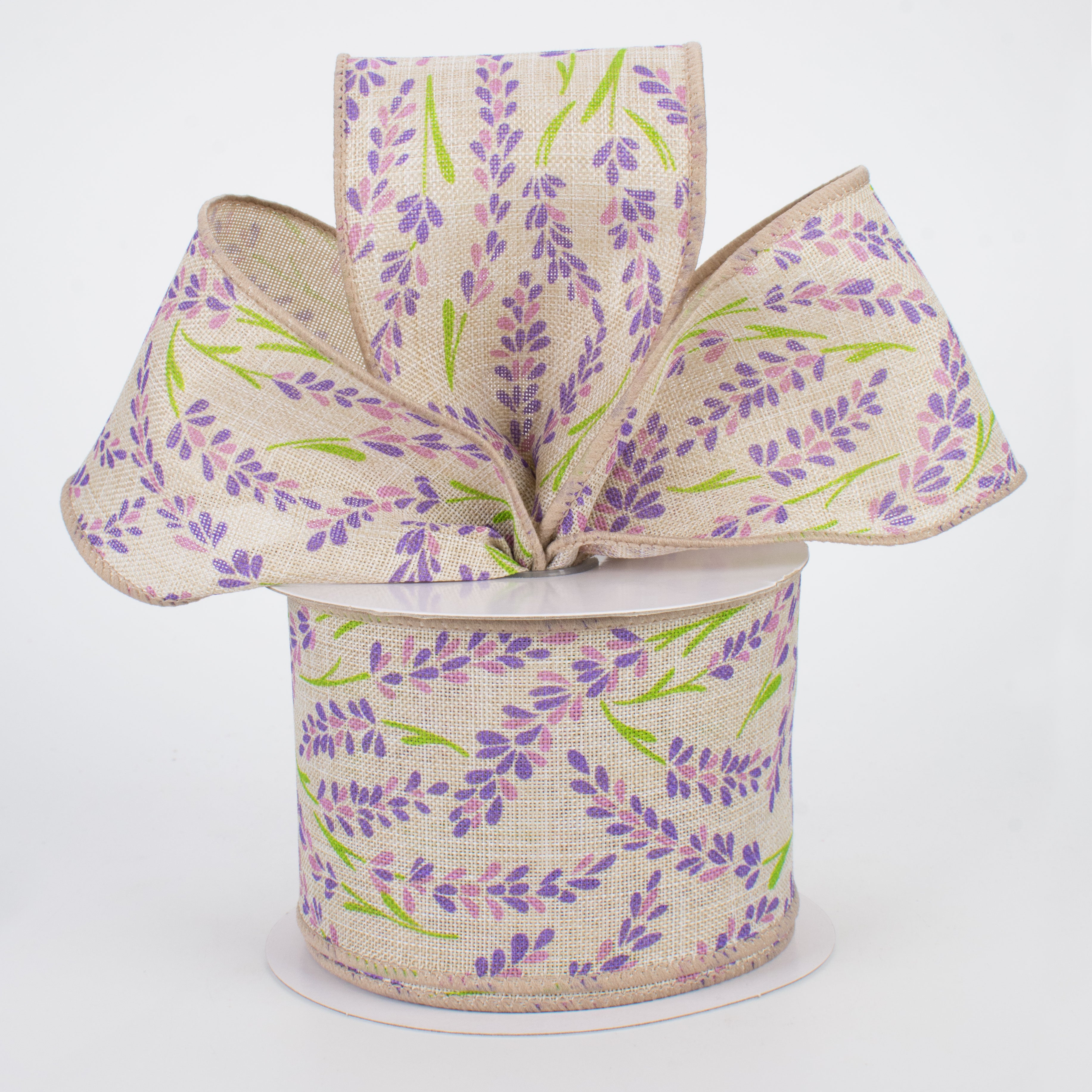 2.5" Bluebonnet Ribbon: Lavender (10 Yards) Lifestyle Photo
