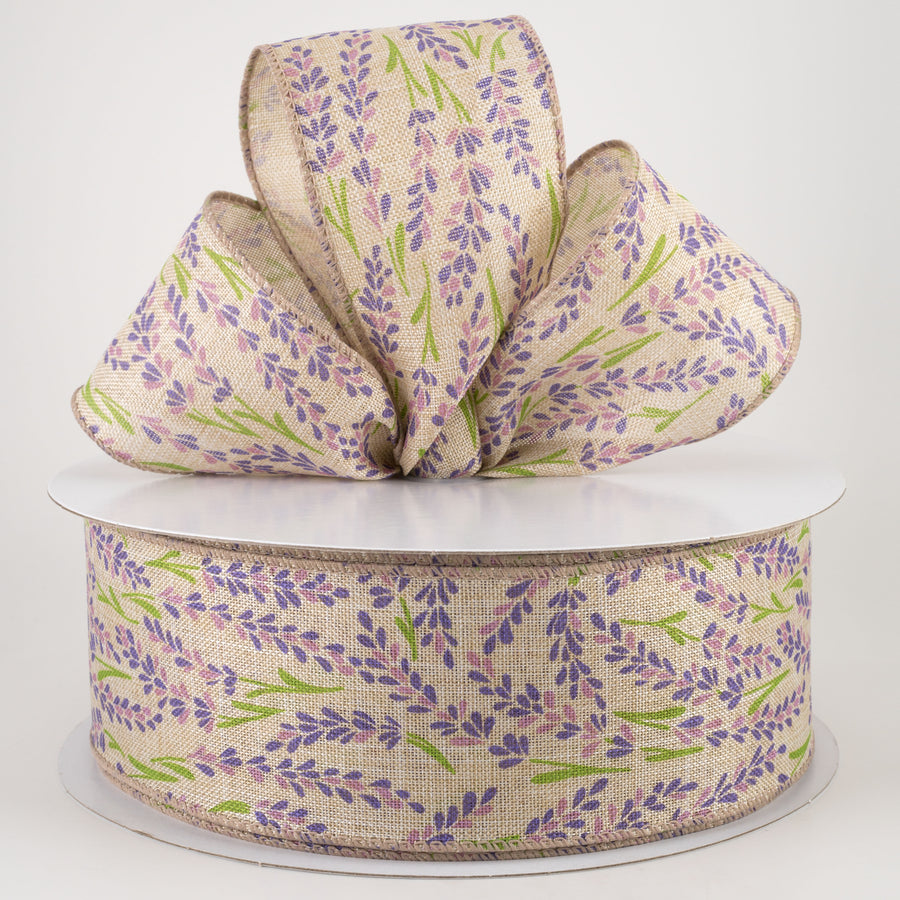 2.5" Bluebonnet Ribbon: Lavender (50 Yards) Lifestyle Photo