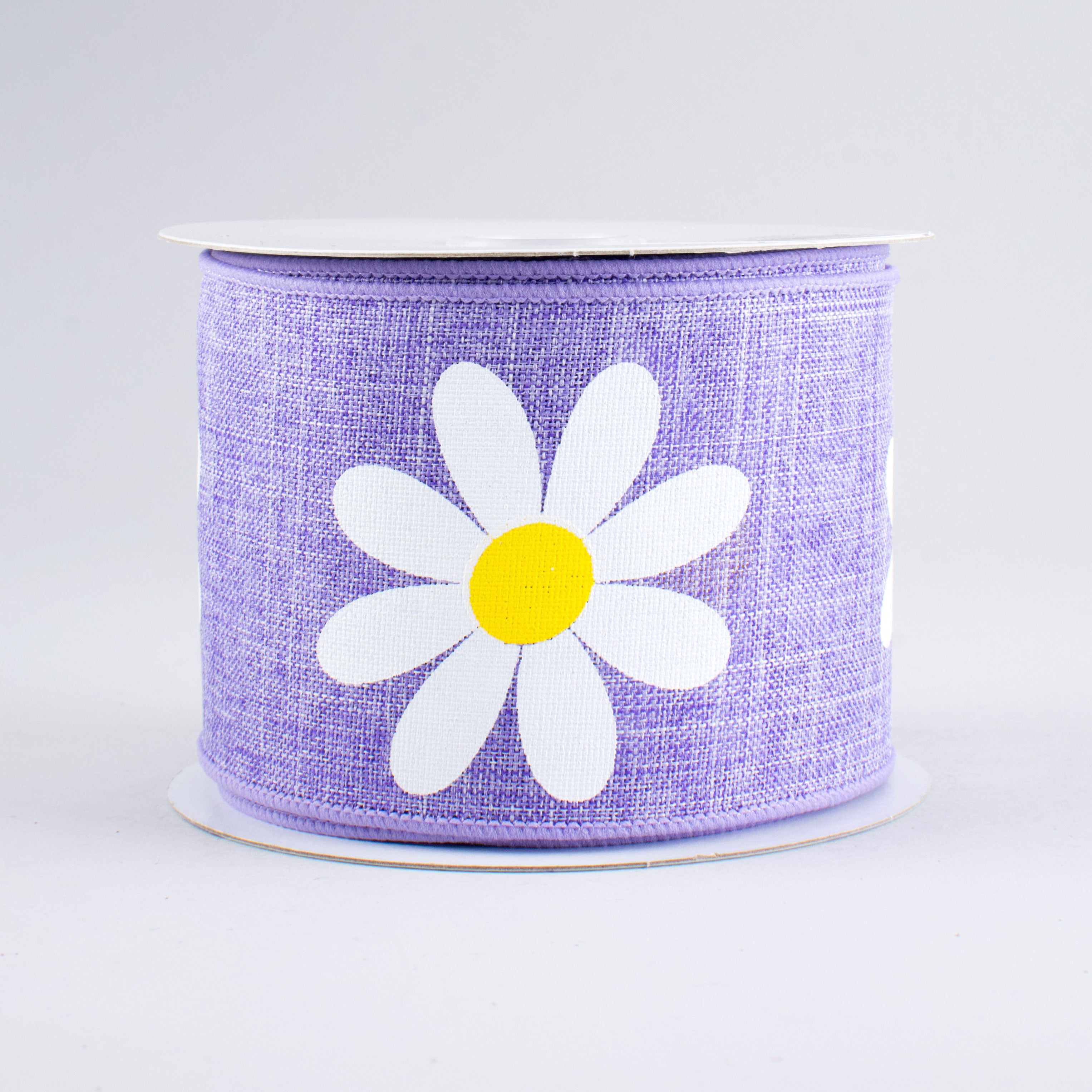 2.5" Bold Daisy Ribbon: Lavender (10 Yards)