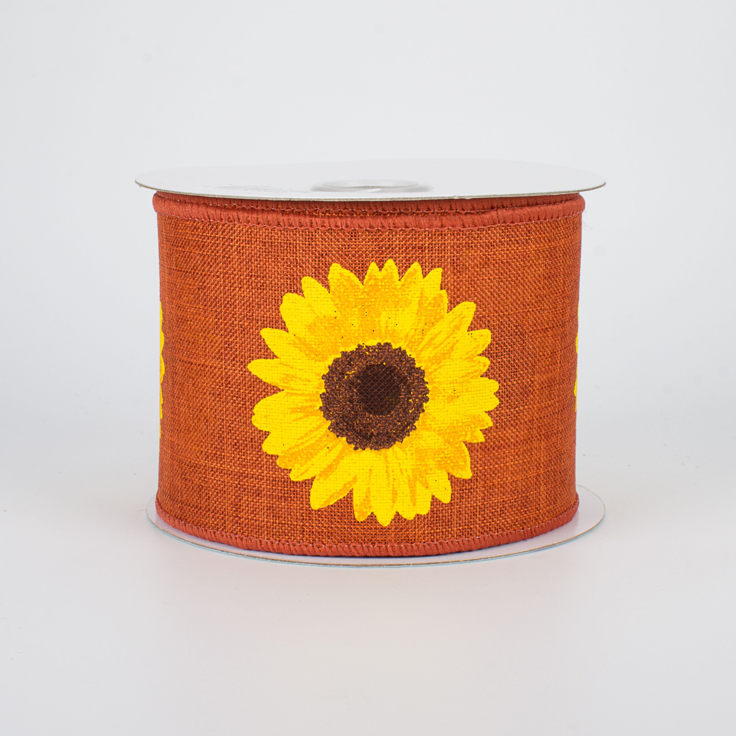 2.5" Bold Sunflower Ribbon: Harvest Orange (10 Yards)