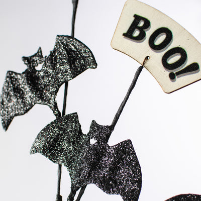 25" Boo & Glitter Bats Spray Lifestyle Photo