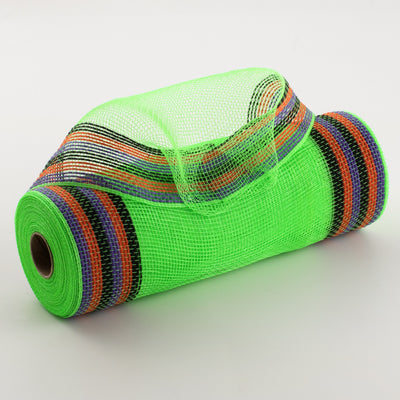 10" Border Stripe Mesh: Lime, Purple, Orange, Black Item Number: RY832676