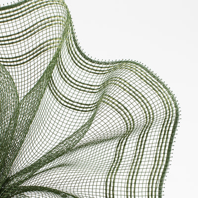 10" Border Stripe Mesh: Moss Green Lifestyle Photo