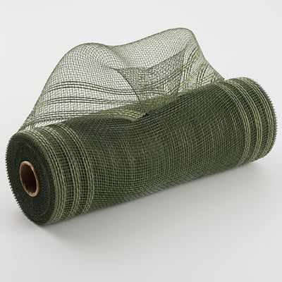 10" Border Stripe Mesh: Moss Green Item Number: RY832449