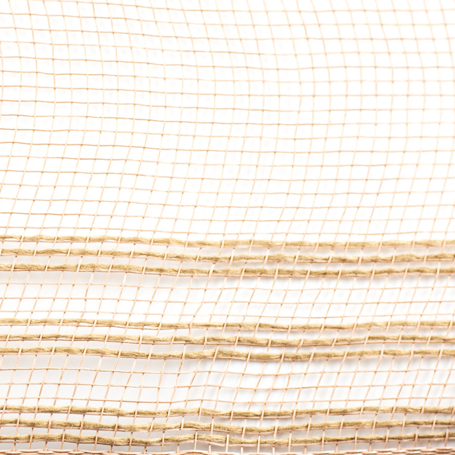 10" Border Stripe Mesh: Natural detail photo 3