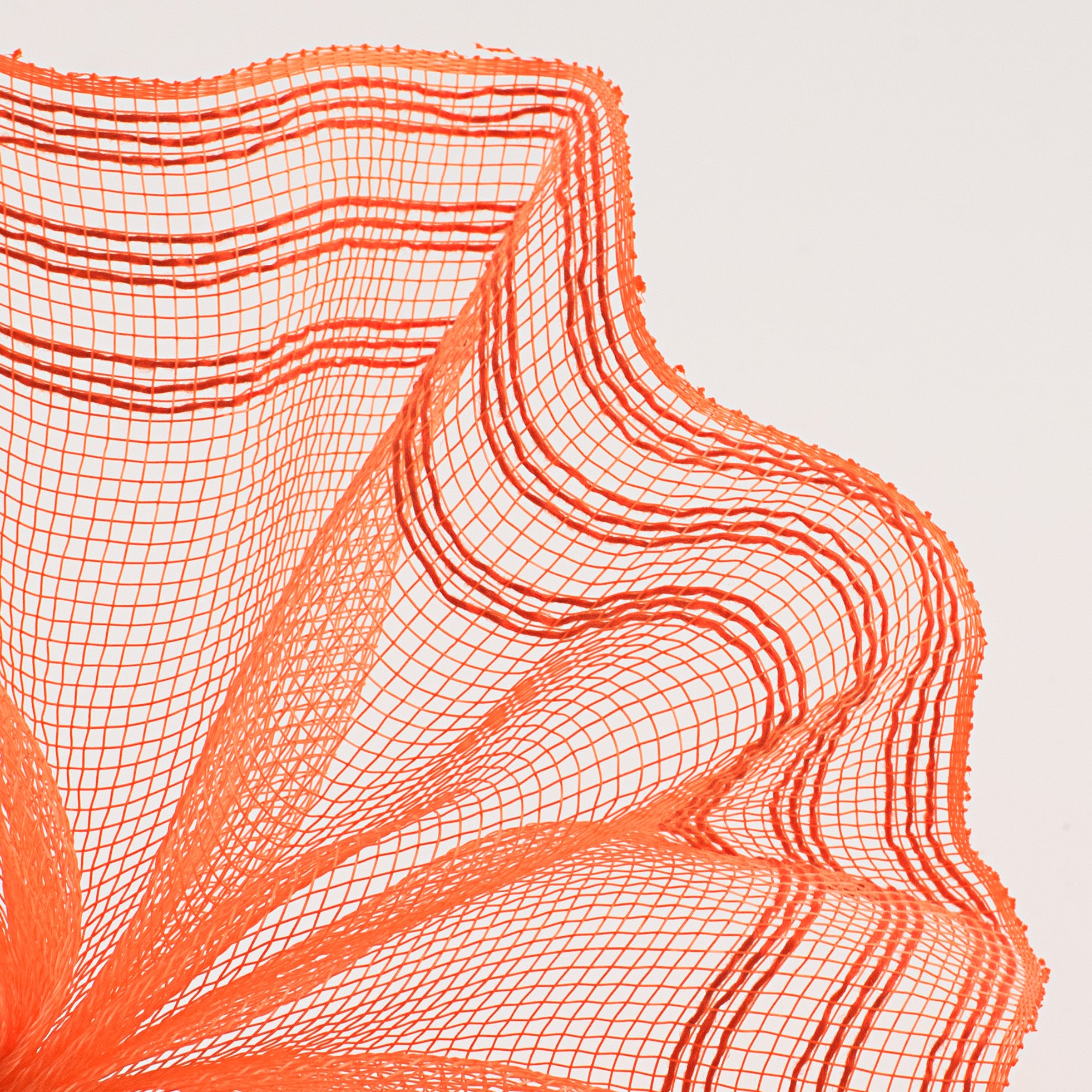 10" Border Stripe Mesh: Orange Lifestyle Photo