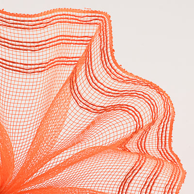 10" Border Stripe Mesh: Orange Lifestyle Photo