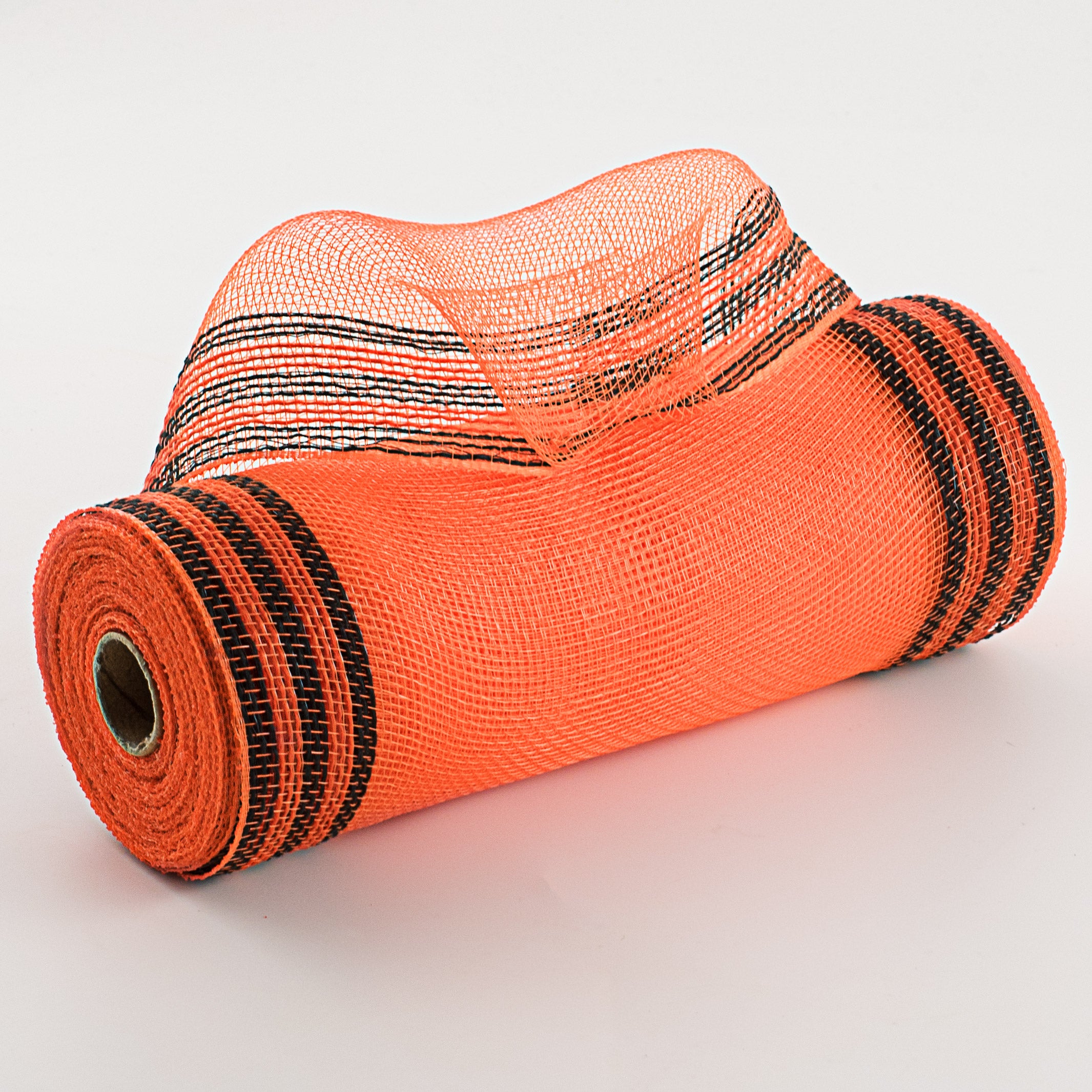 10" Border Stripe Mesh: Orange & Black Item Number: RY8325F7