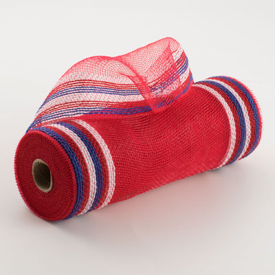 10" Border Stripe Mesh: Red, White, Blue Item Number: RY8326H3