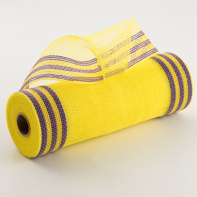 10" Border Stripe Mesh: Yellow & Purple Item Number: RY8325J6