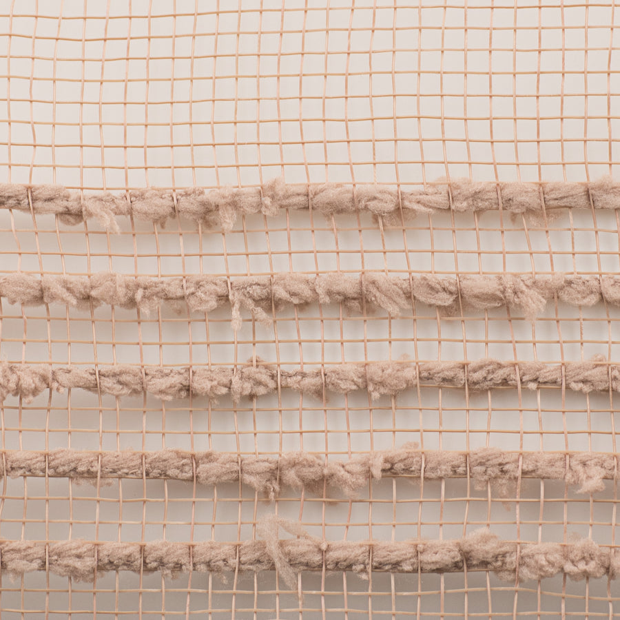 10" Border Stripe Snowdrift Mesh: Natural detail photo 3
