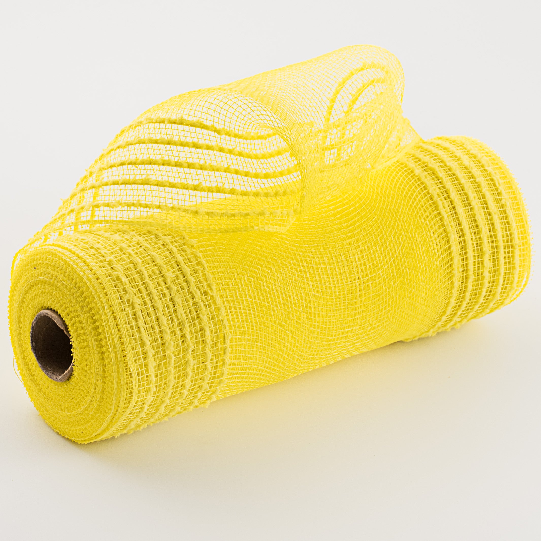 10" Border Stripe Snowdrift Mesh: Yellow Item Number: RY811429