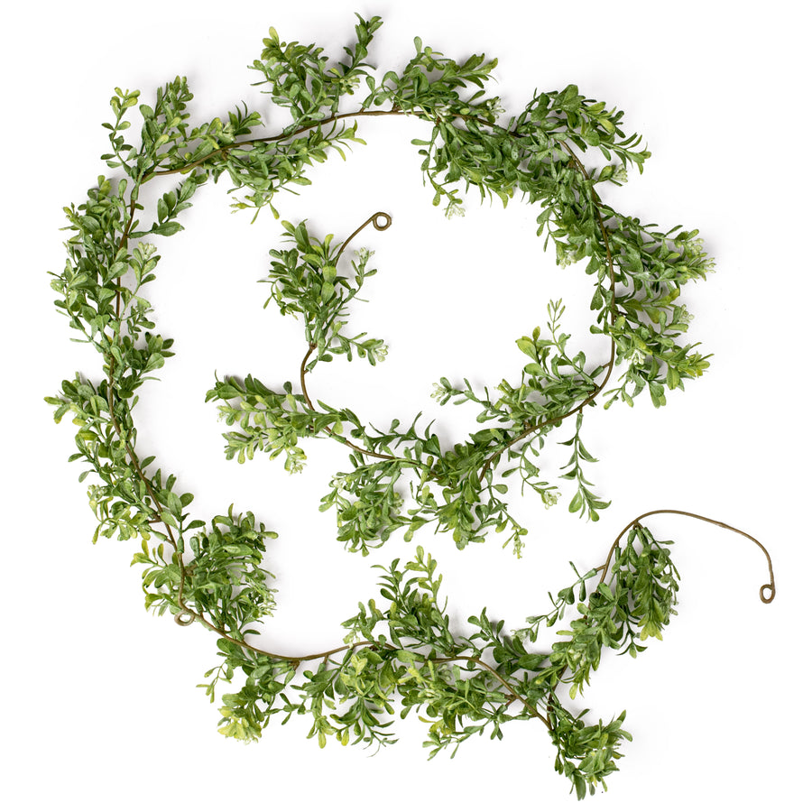 6' Boxwood Greenery Garland Item Number: PF1672