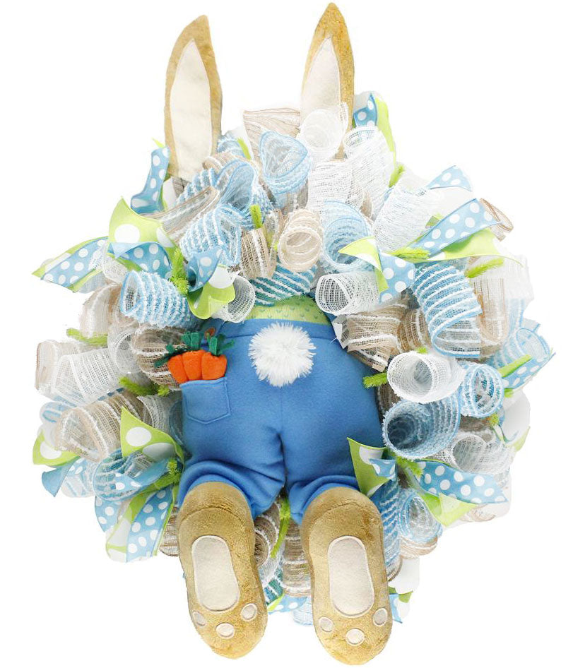 Boy Bunny Wreath Accent detail photo 3