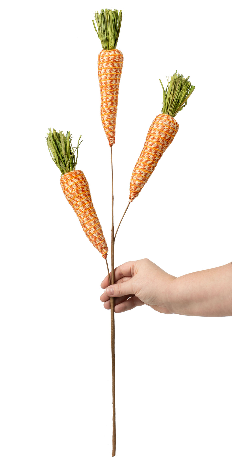 29" Braided Twine Carrot Spray detail photo 3