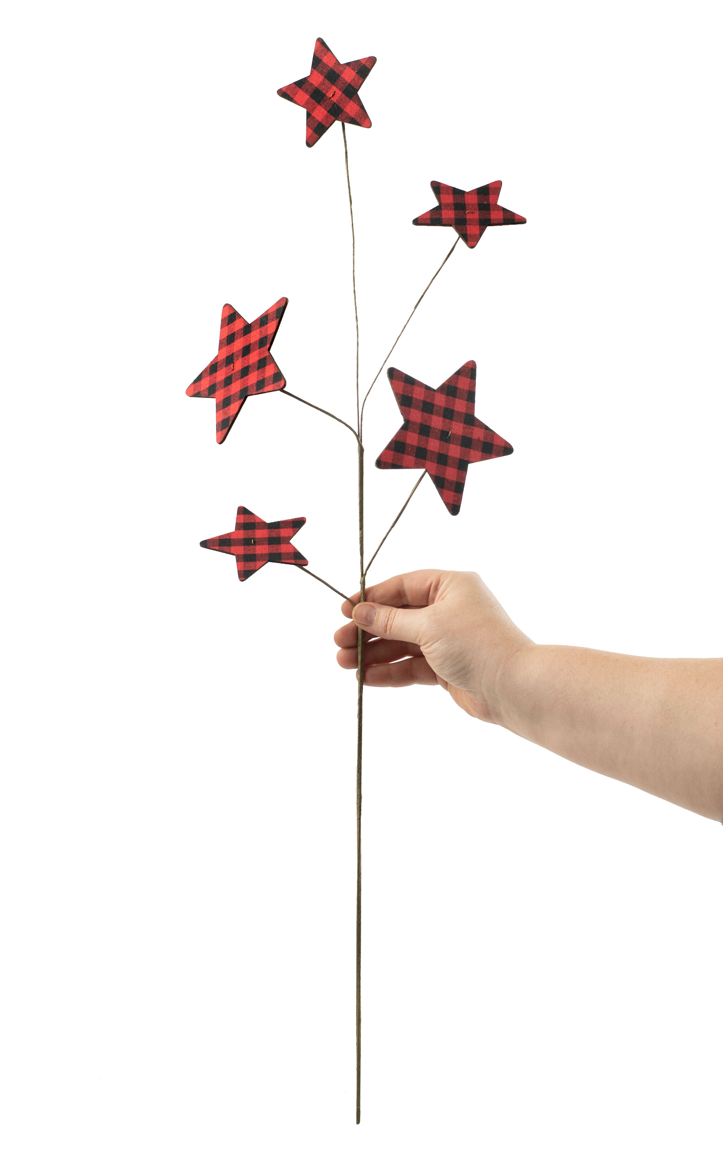 28" Buffalo Gingham Star Spray Lifestyle Photo