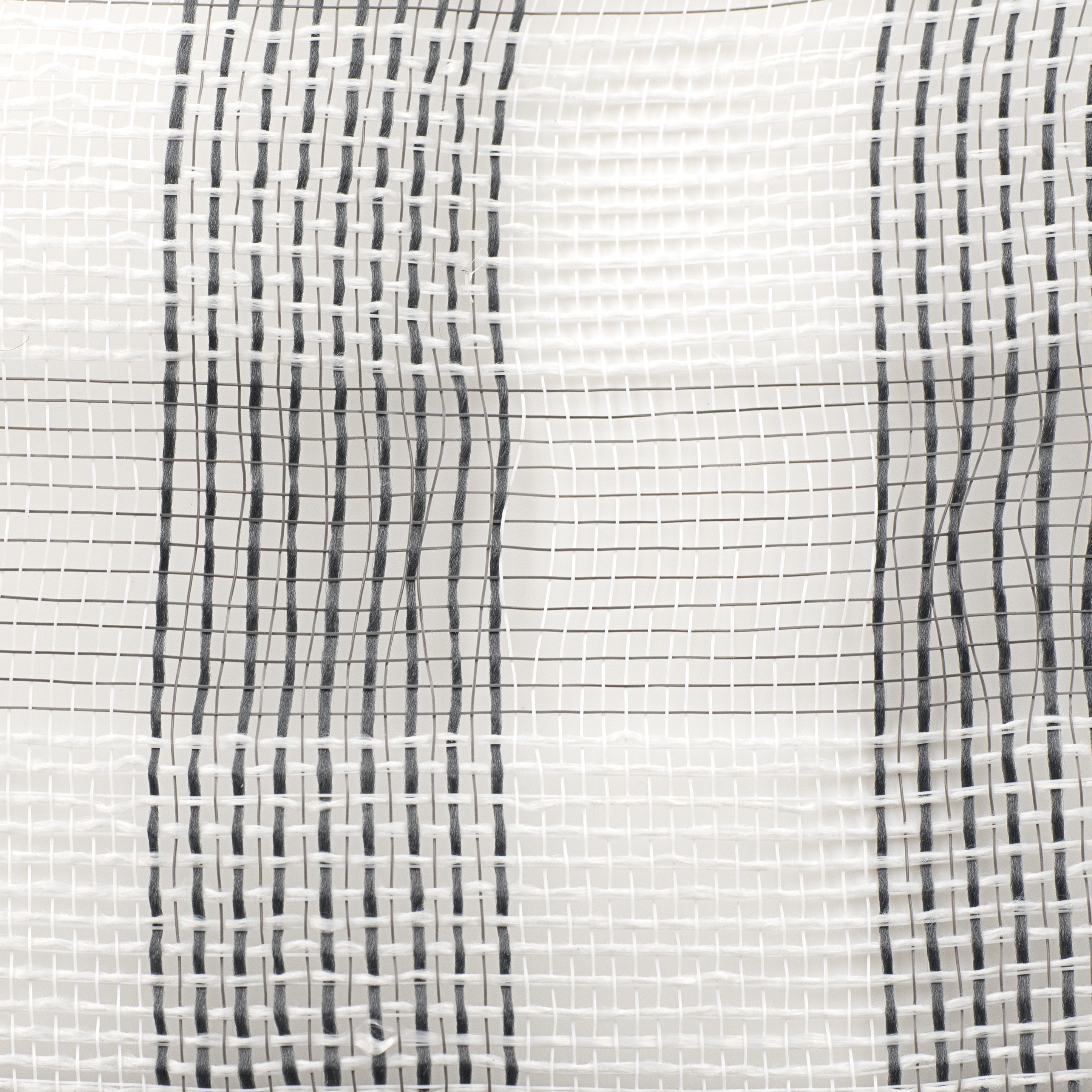 10" Buffalo Plaid Mesh: Grey & White detail photo 3