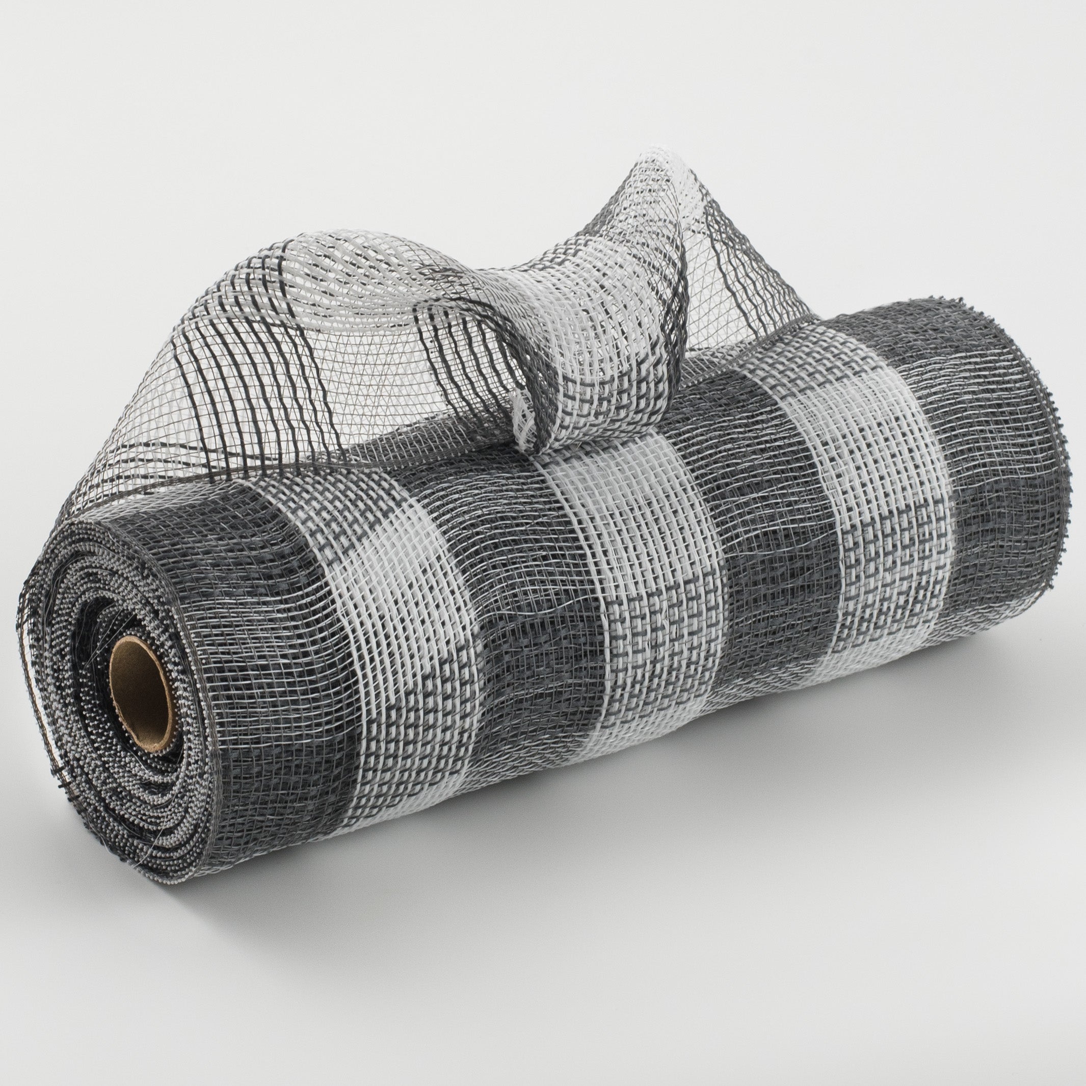 10" Buffalo Plaid Mesh: Grey & White Item Number: XB103110-51