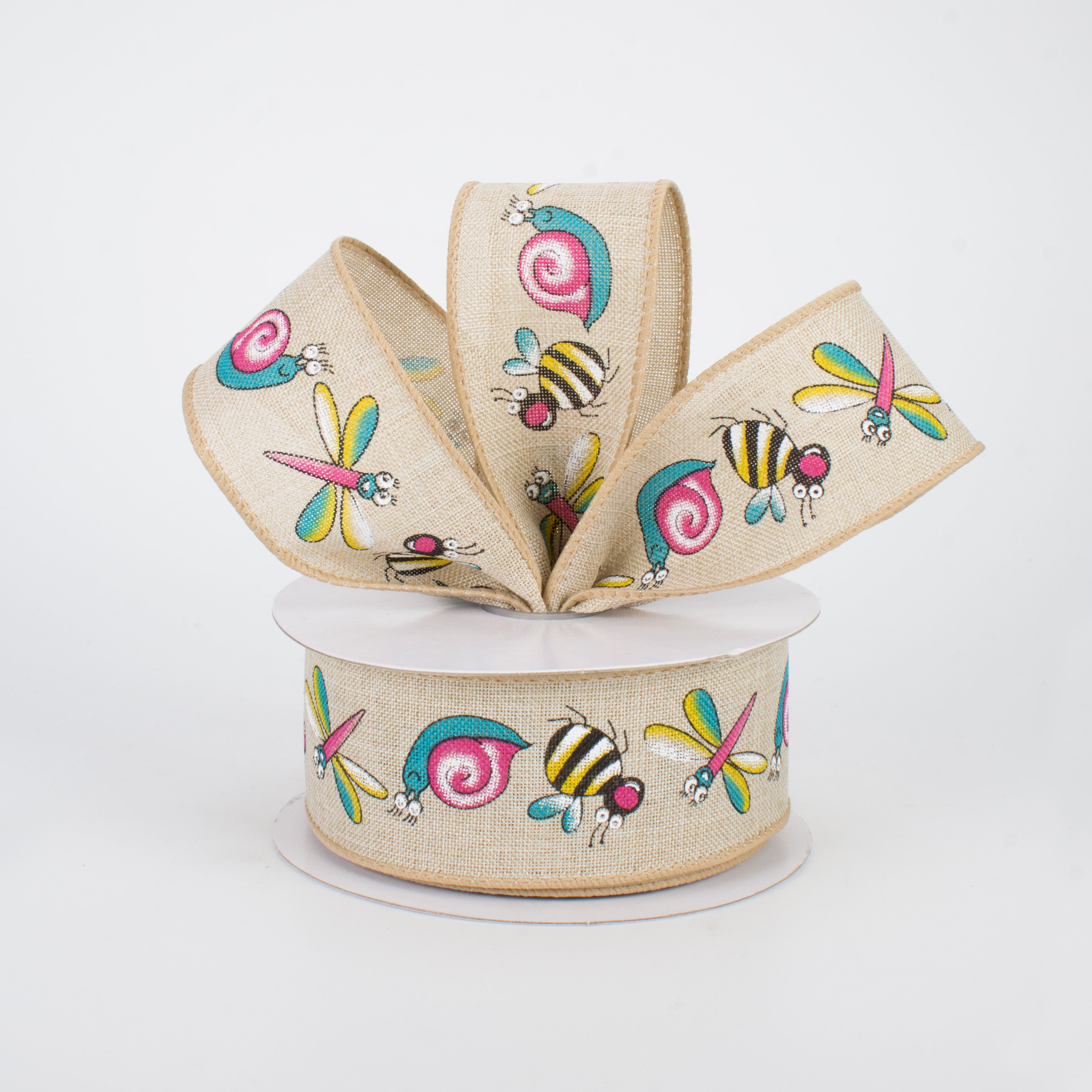 1.5" Bug Ribbon: Natural (10 Yards) Lifestyle Photo