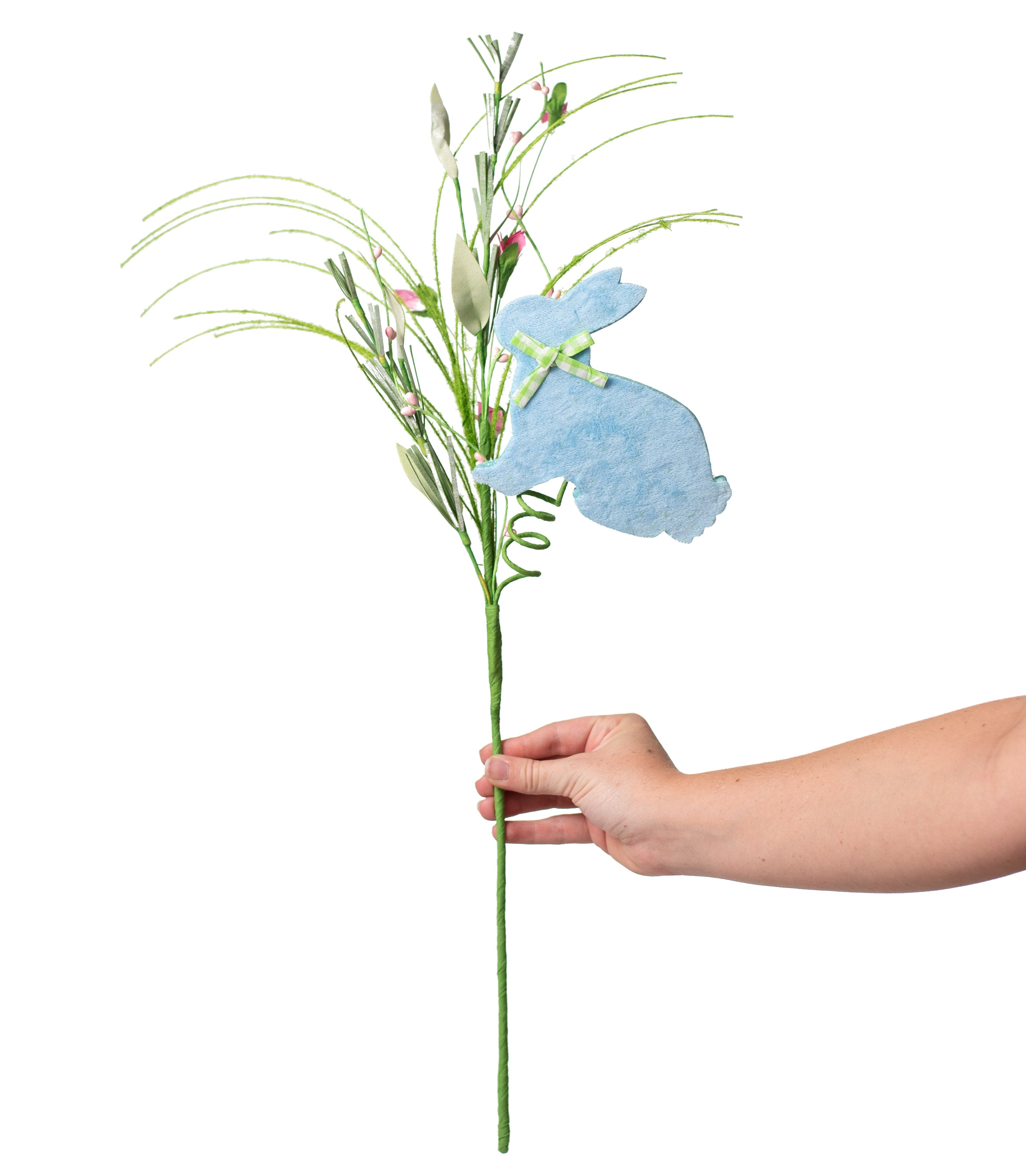 24" Bunny & Bud Spray: Blue detail photo 3
