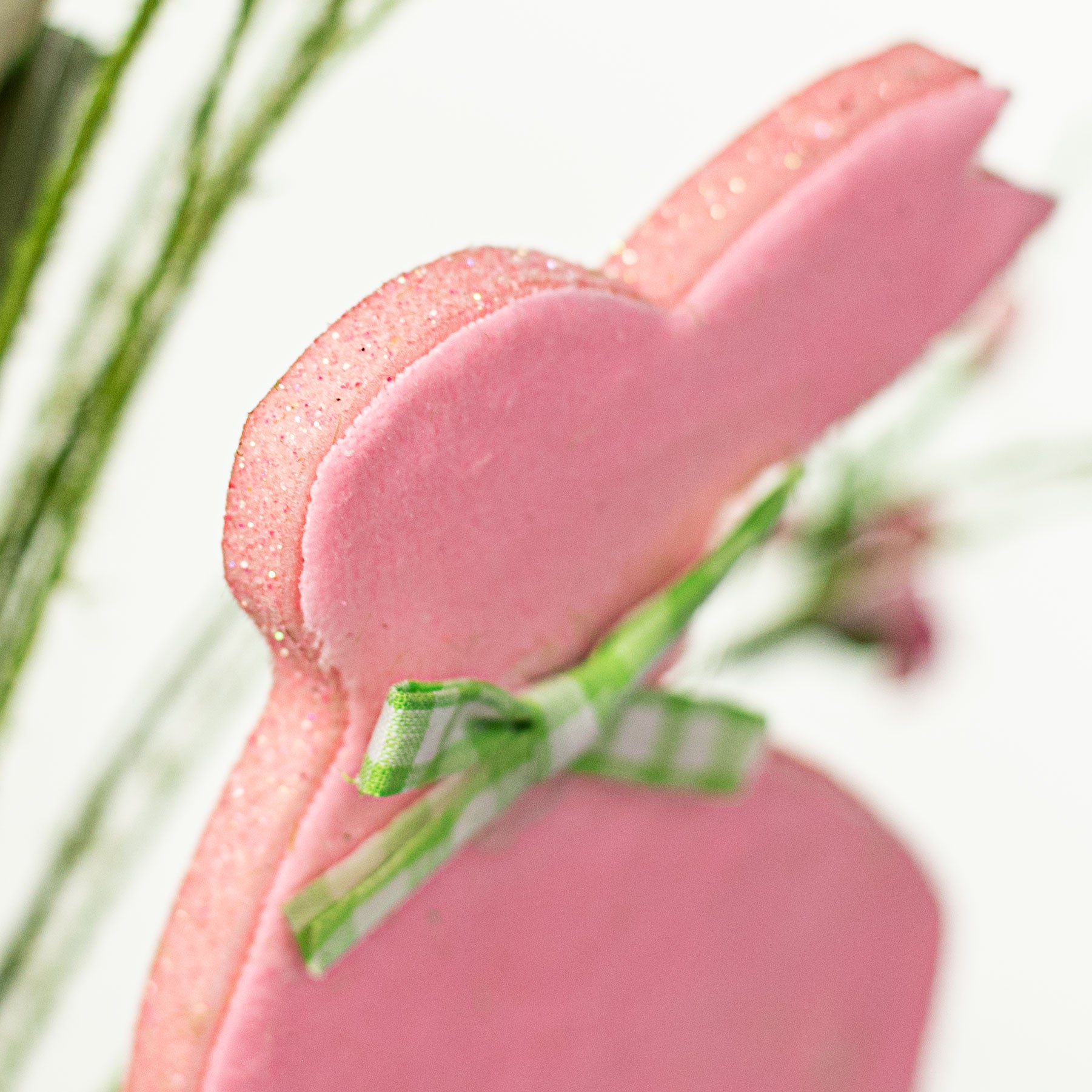 24" Bunny & Bud Spray: Pink Lifestyle Photo