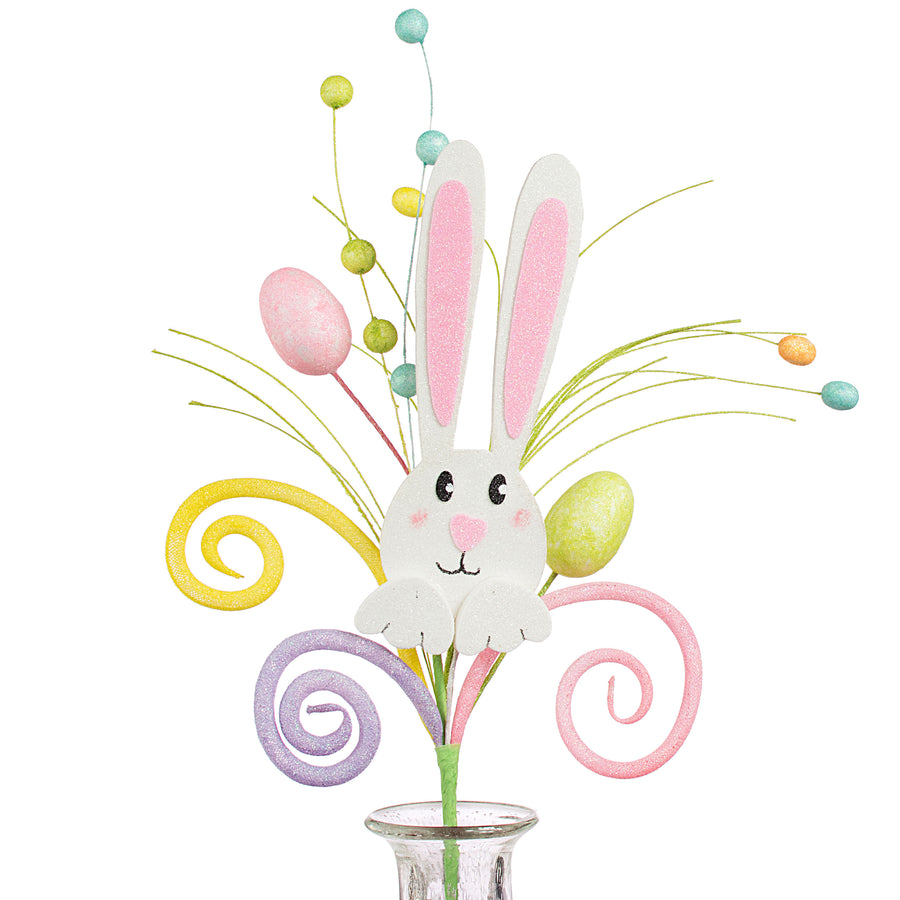 20" Bunny Curly Egg Spray Item Number: 62121EAS