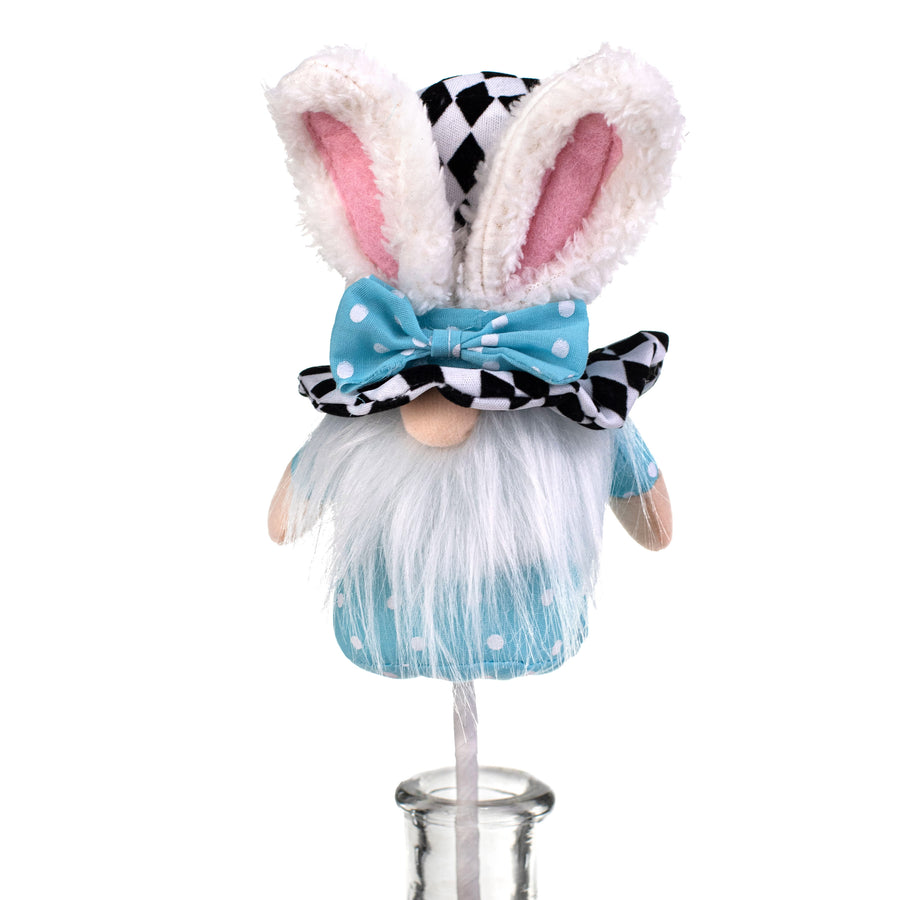 20" Bunny Harlequin Top Hat Gnome Pick: Blue Item Number: 62842BL