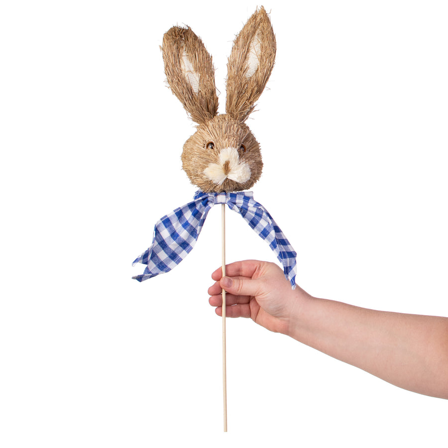 23" Bunny Head With Bow Pick: Blue Lifestyle Photo