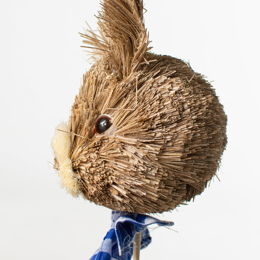 23" Bunny Head With Bow Pick: Blue detail photo 3