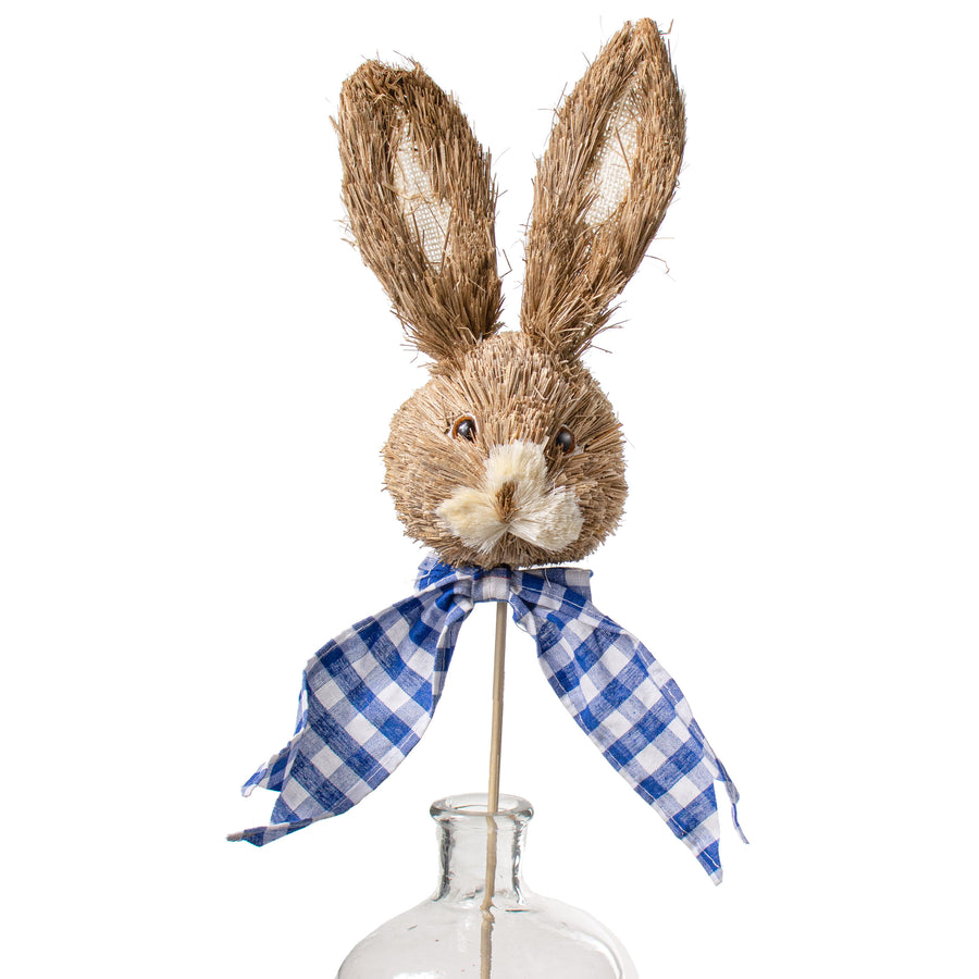 23" Bunny Head With Bow Pick: Blue Item Number: 62953BL