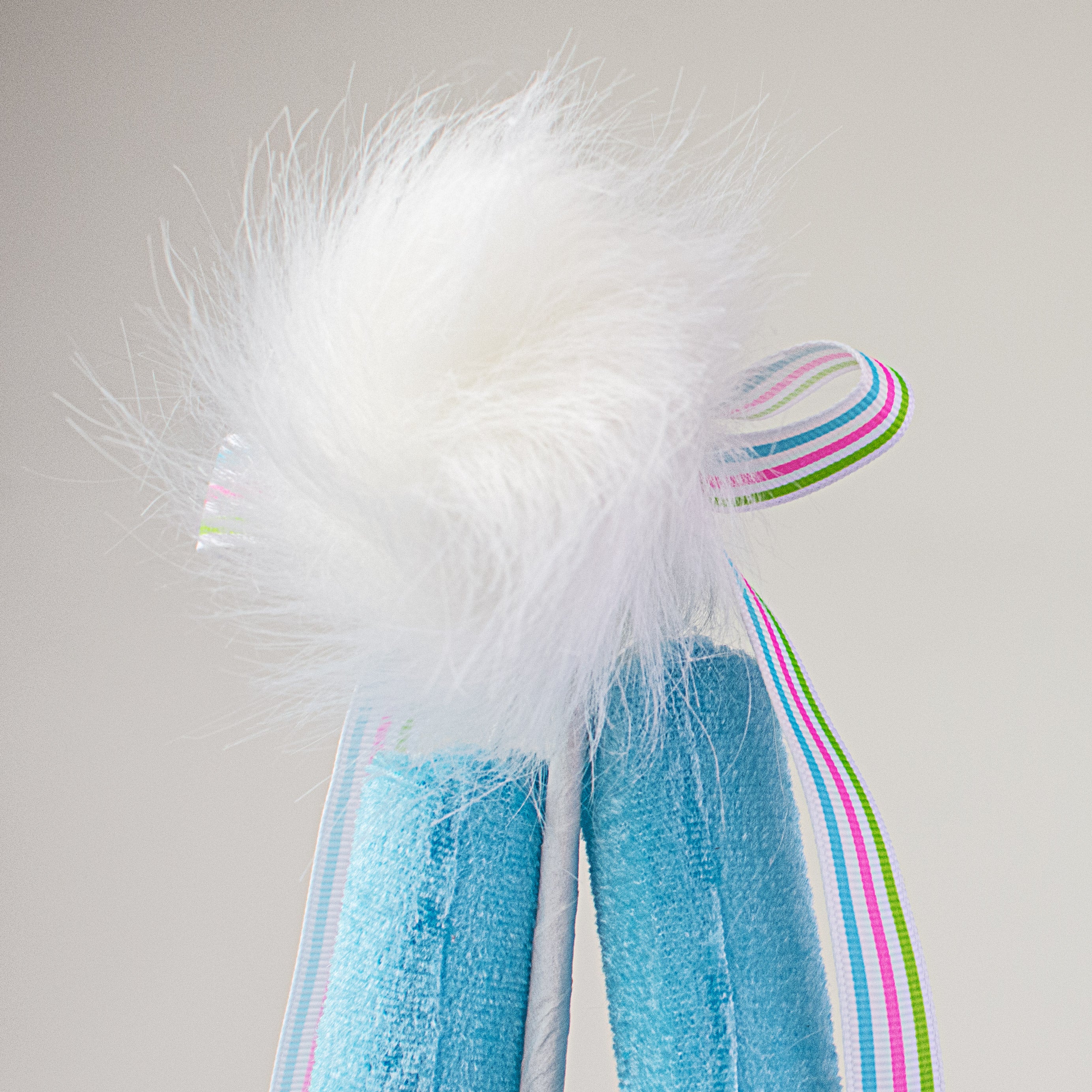 22" Bunny Legs & Tail Pick: Blue Lifestyle Photo