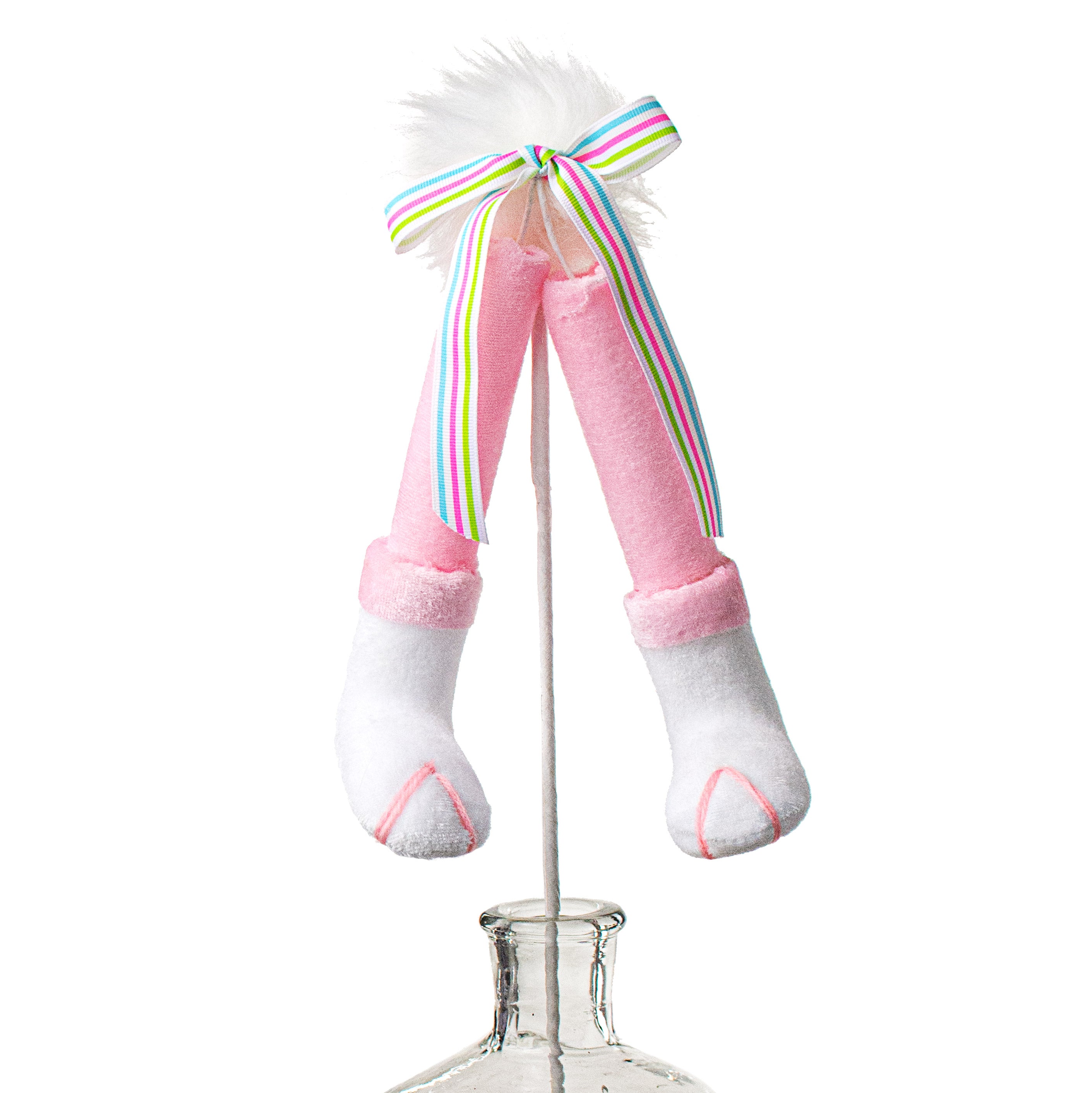 22" Bunny Legs & Tail Pick: Pink Item Number: 63083PK