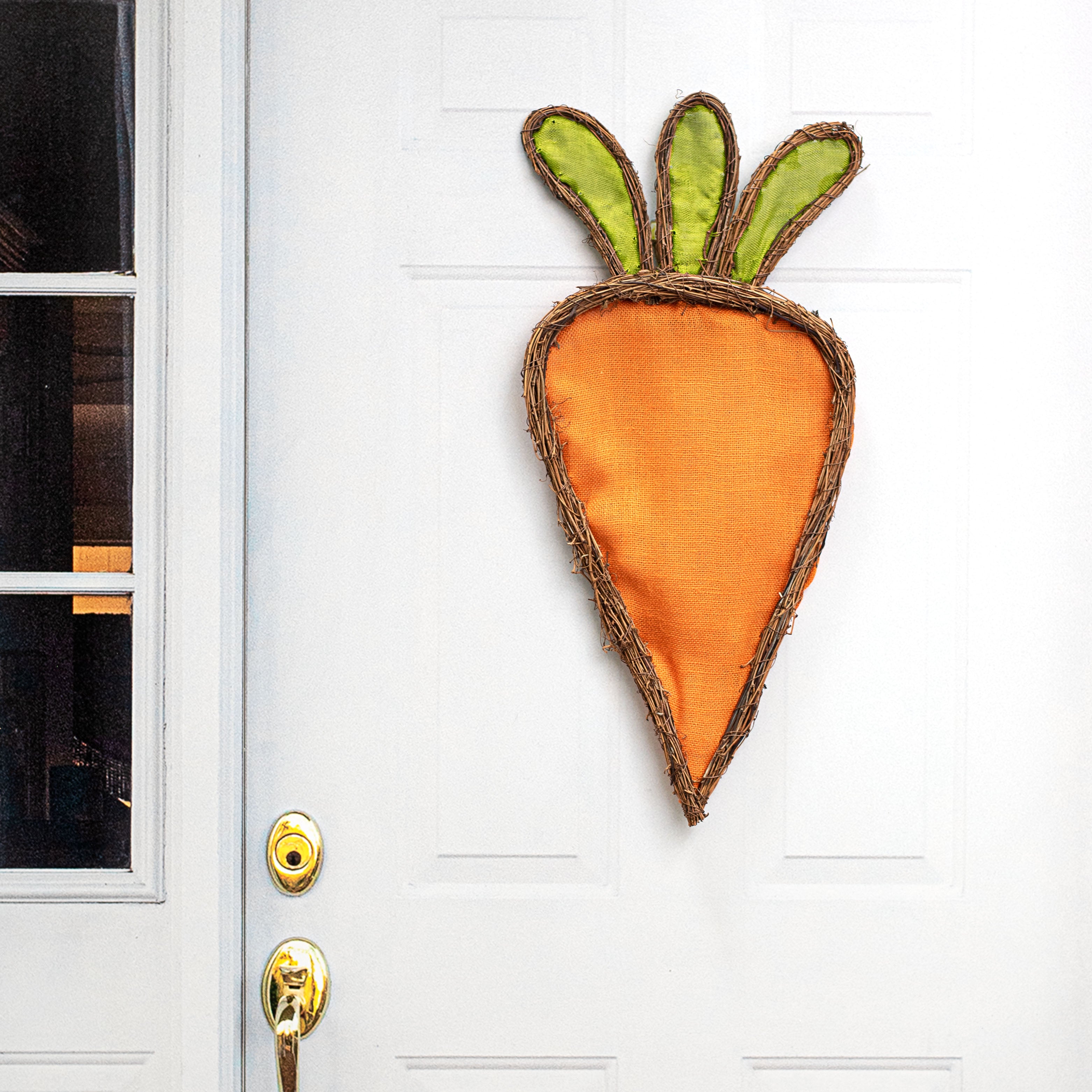29" Burlap Carrot Twig Form Lifestyle Photo